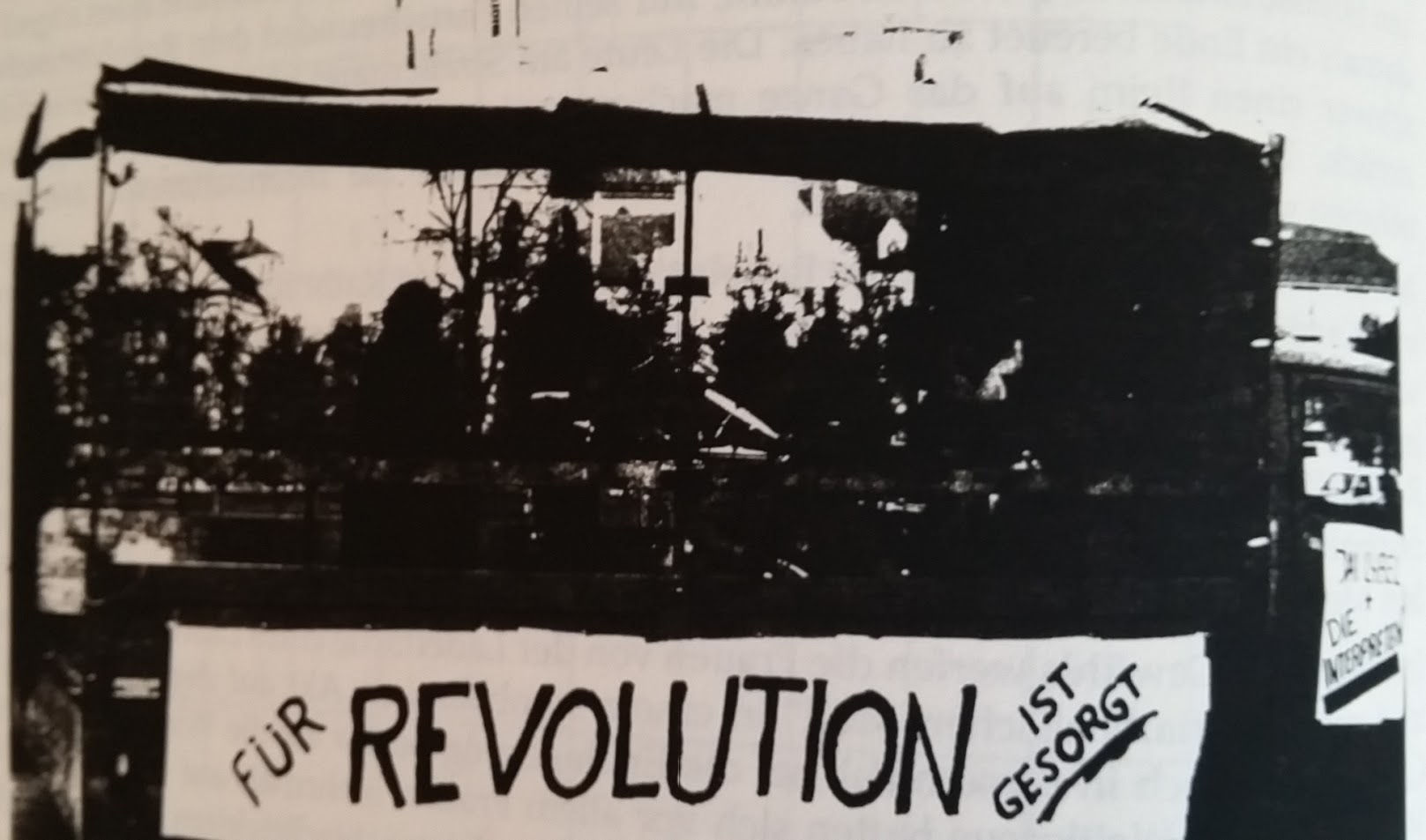 Revolution 1918 in der Gegensprechanlage am 4.11. um 21 h