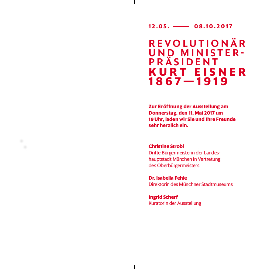 Einladungstext Kurt Eisner Geburtstag 150 