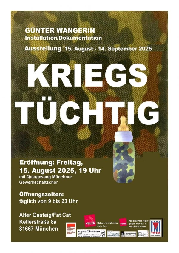 Plakat Kriegstüchtig
