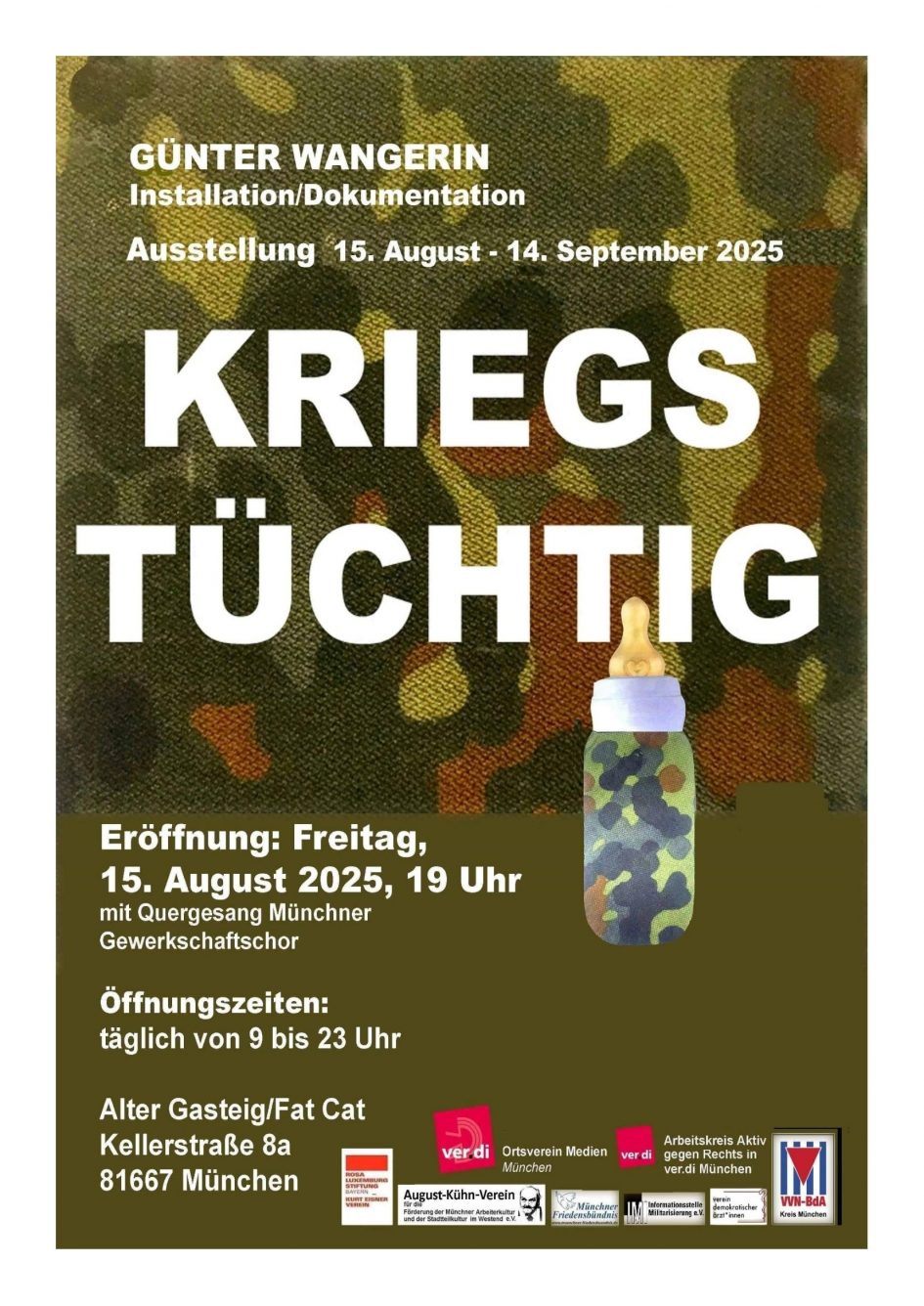 Plakat Kriegstüchtig