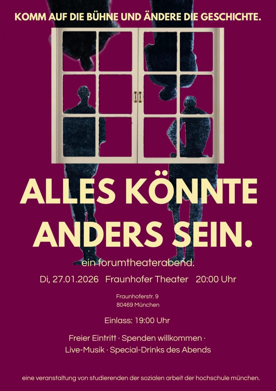 ALLES KÖNNTE ANDERS SEIN: Di 27.1.26