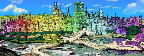 historische stadtansicht München koloriert von stadtgeschichte-muenchen.de